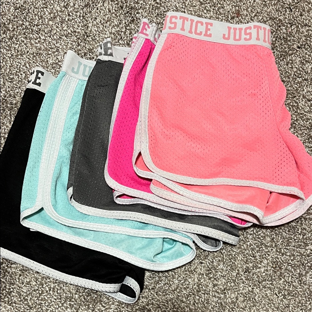 Justice Girls' Vibrant Shorts Collection